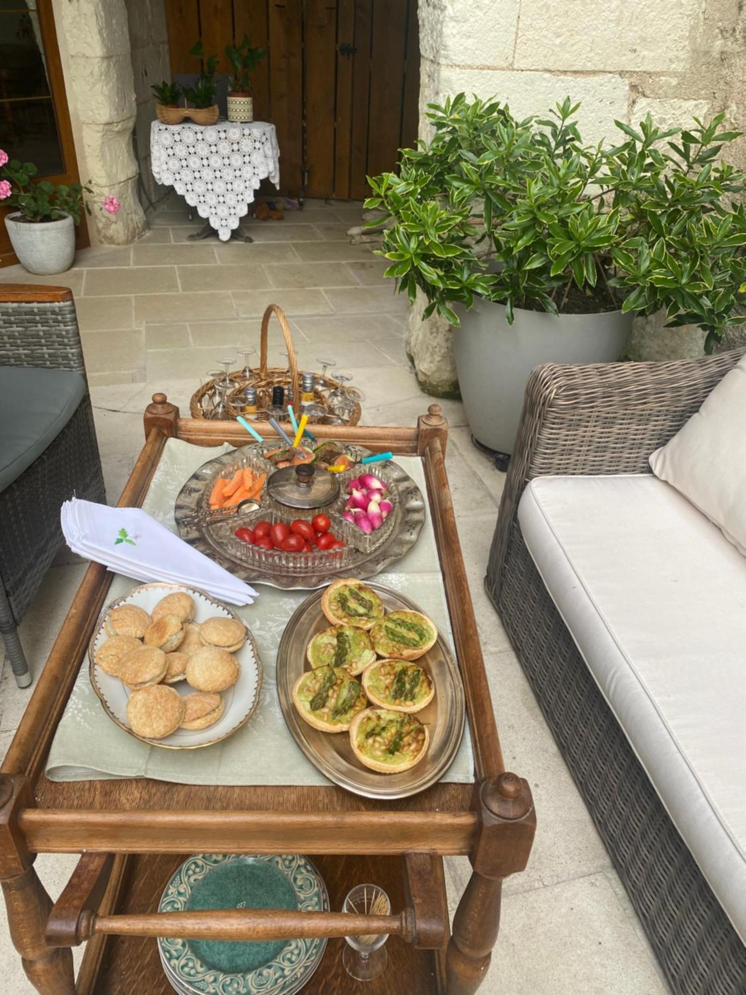 Bed and Breakfast Le Manoir Des Roches Bourré Esterno foto